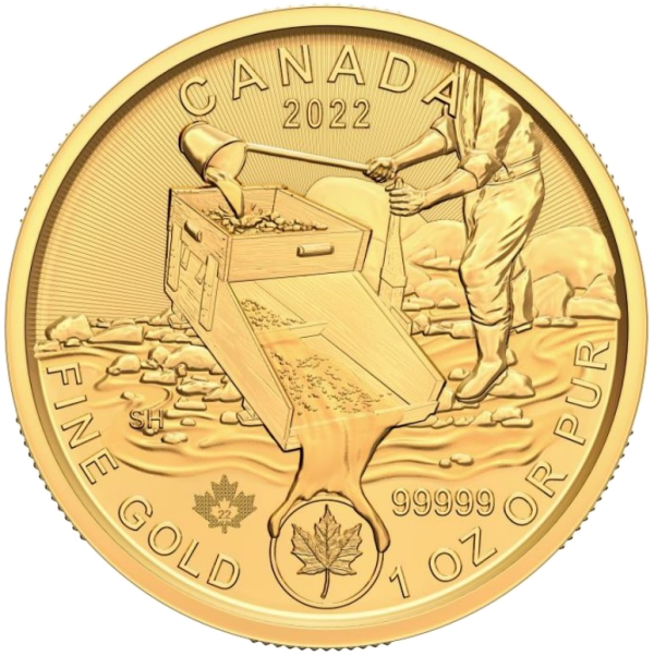 1 oz Klondike Gold Rush Gold Coin