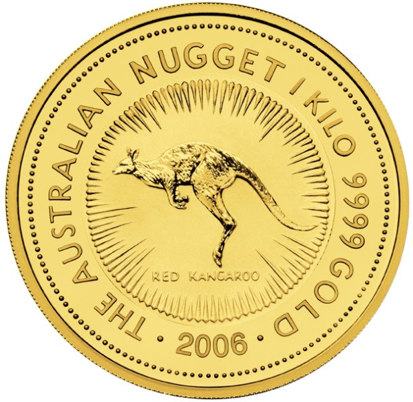 1KG Gold Coin Australian Kangaroo