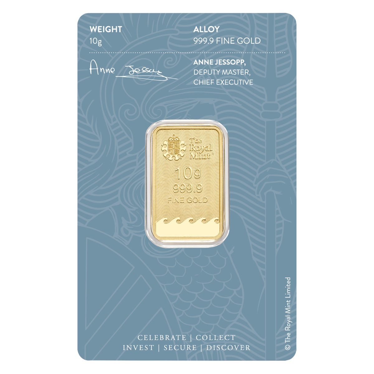 10g gold bar Britannia