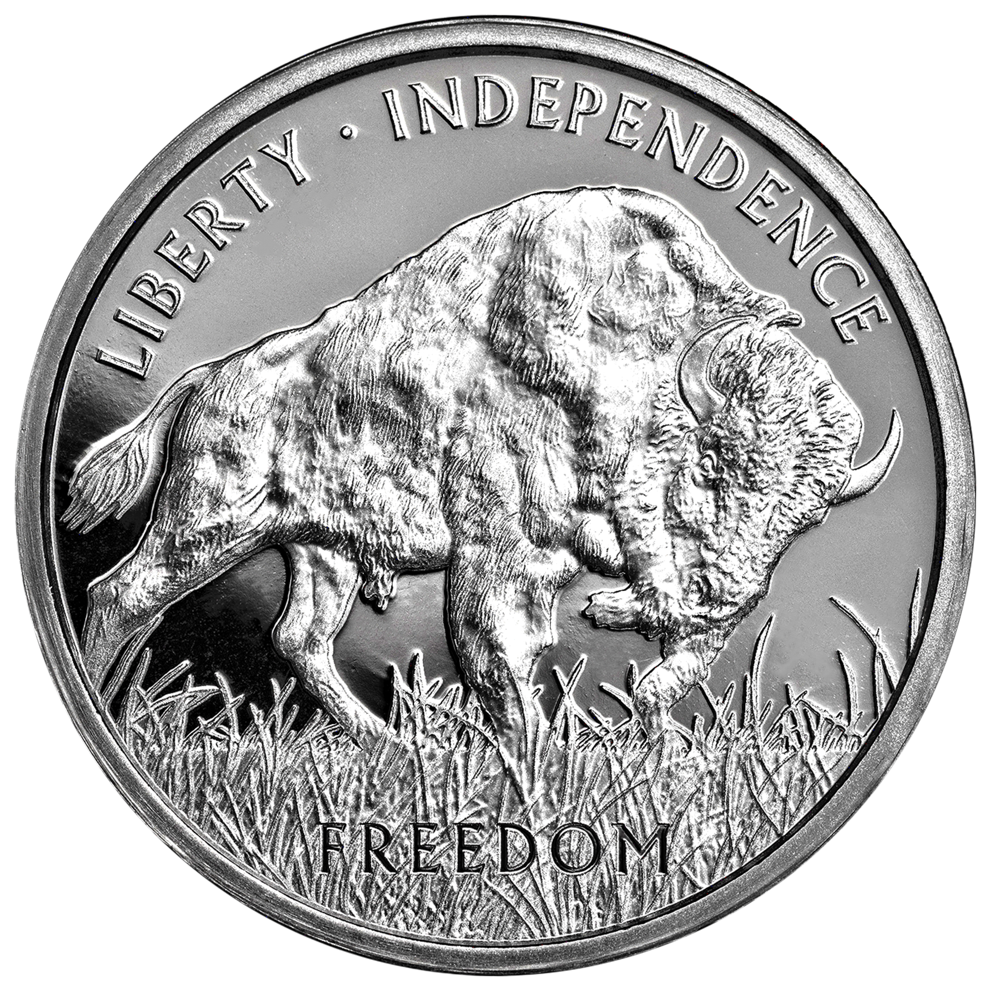 1 oz Silver Round PAMP Silver Buffalo Coin